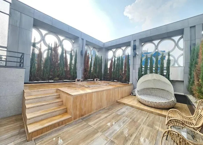 아파트 Modern Luxury In Gangnam With Cityview&wine *